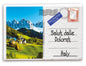 CALAMITA MAGNETE SOUVENIR CARTOLINA